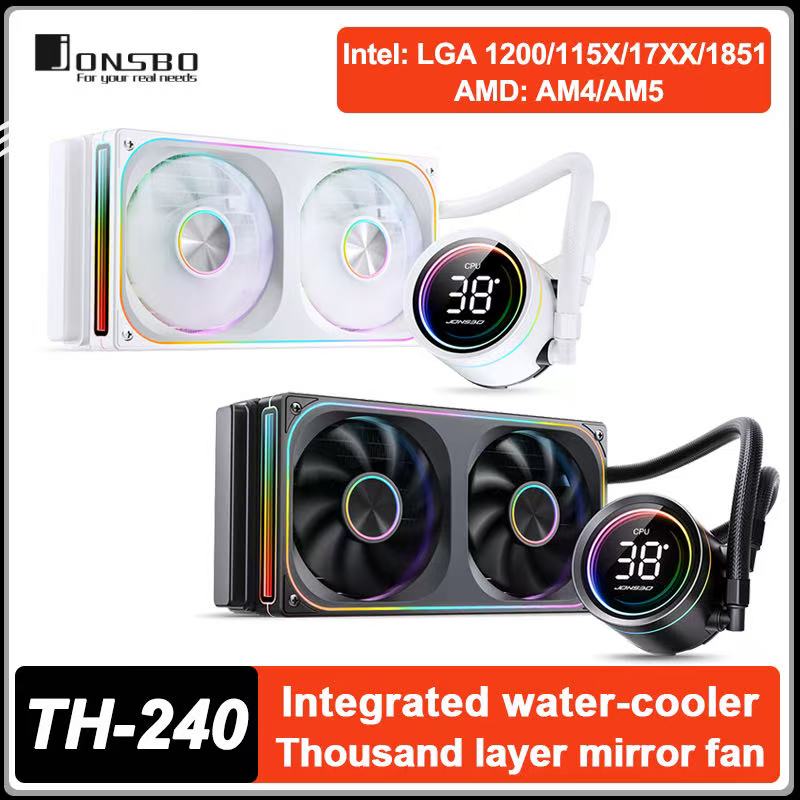Heatsink Aluminum - JONSBO TH-240 CPU Water Cooler Cold