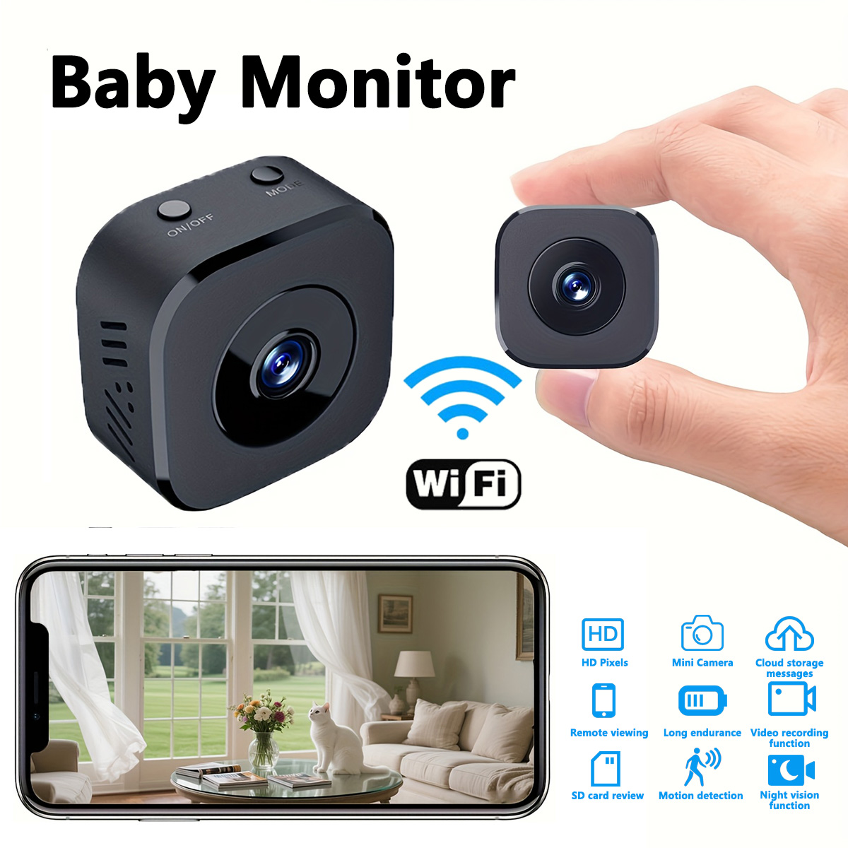 Usb Sound Card - 1080P HD Mini WiFi Camera Indoor