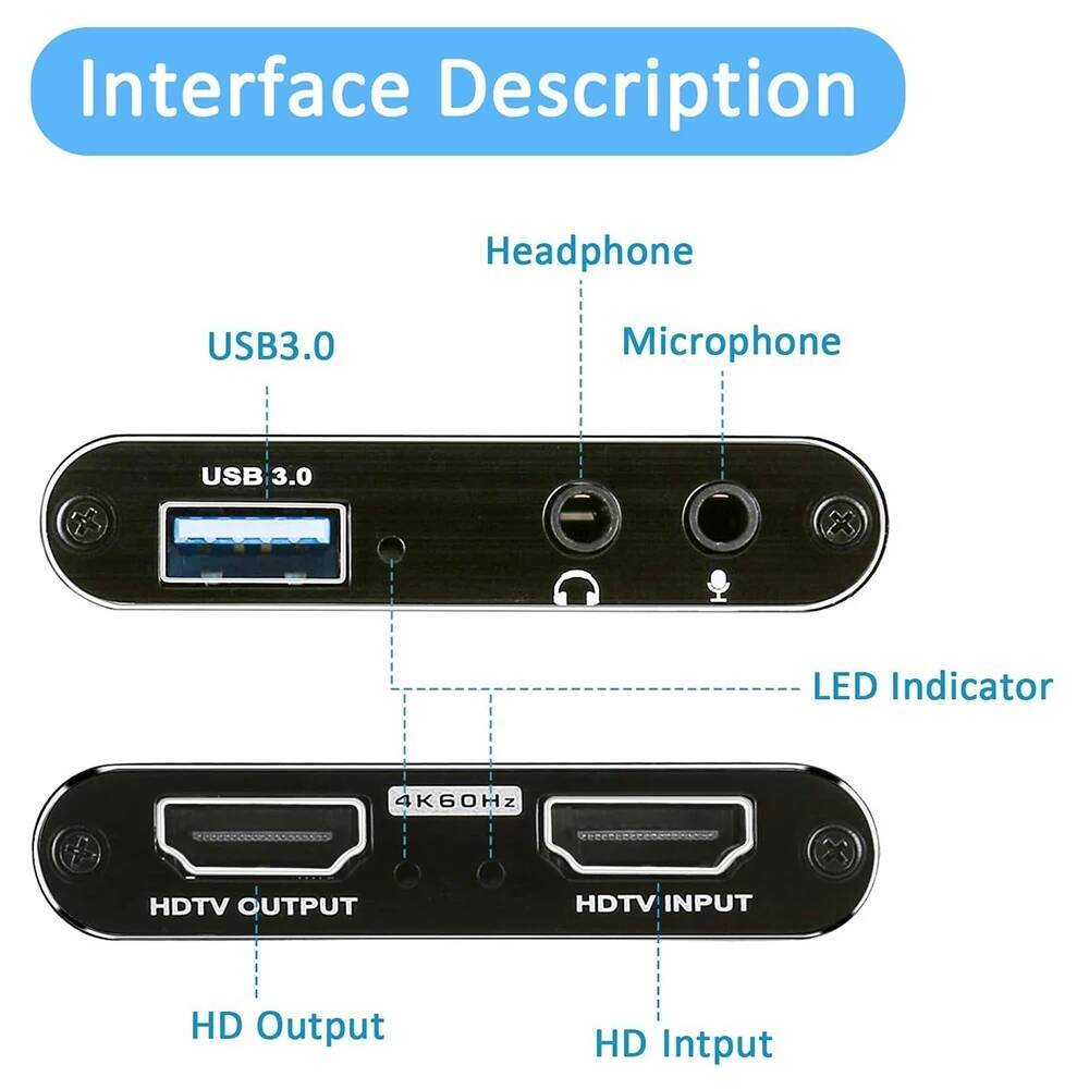 4K HDMI-Compatible to USB 3.0  - Usb Sound Card review and price