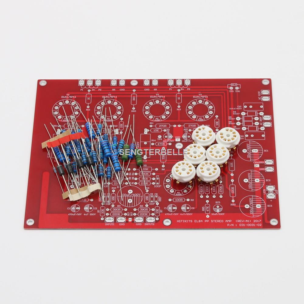 HiFi EL84 +ECF80 Stereo Push-P - Hifi Amplifier Board review and price