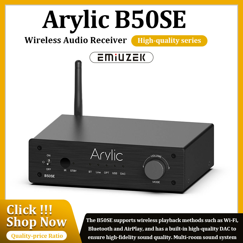 Arylic-B50 SE Bluetooth Stereo - Class D Amplifier review and price