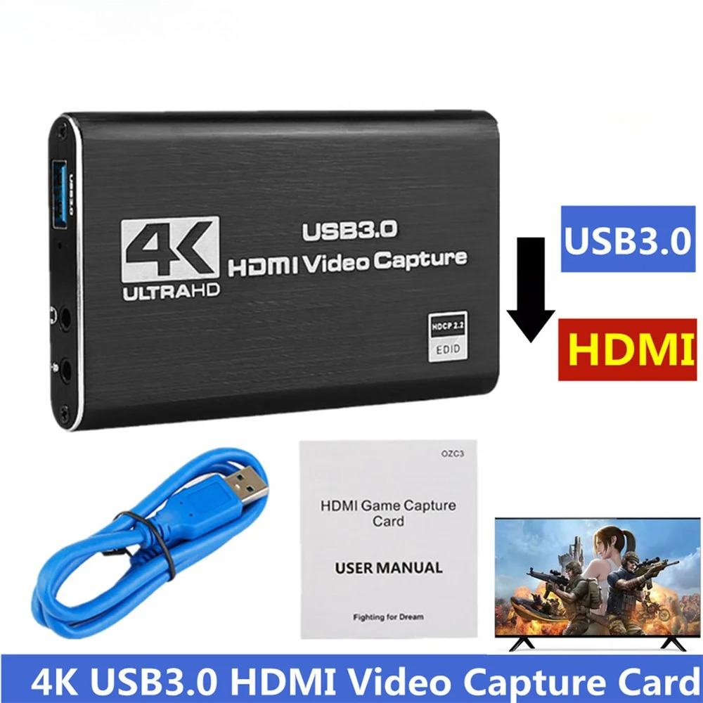 4K USB 3.0 Video Capture Card  - Usb Sound Card review and price