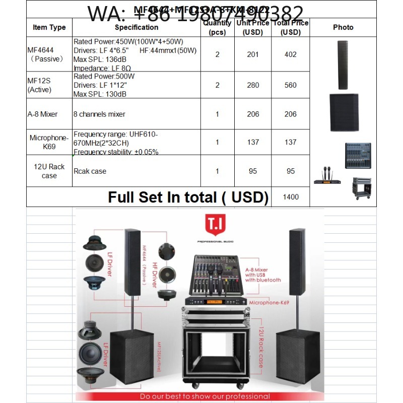 Dual 15 Inch Two-Way Portable  - Full Range Speaker review and price
