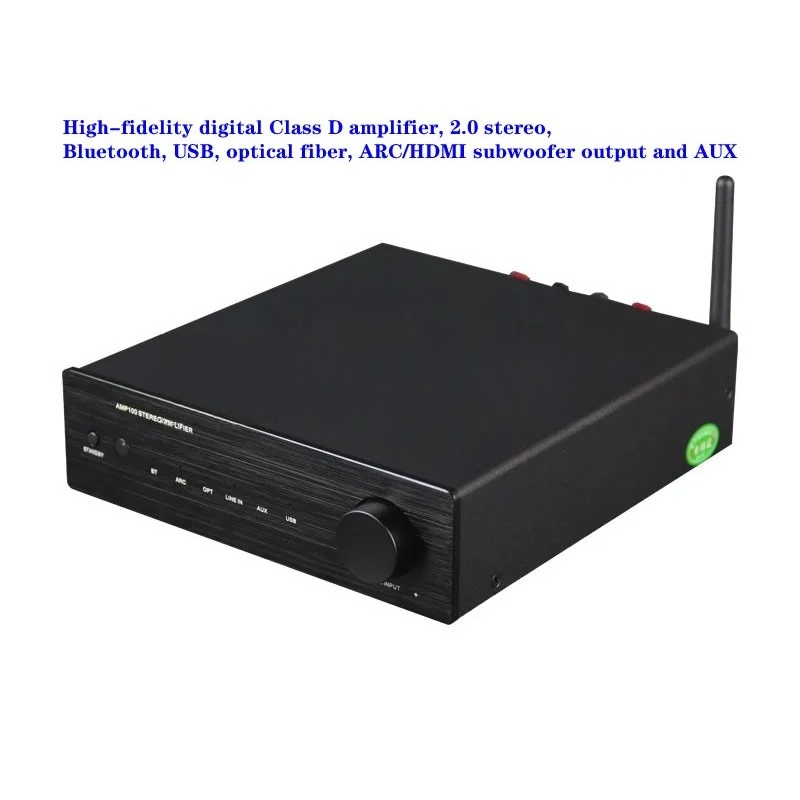 2*50W Class D Digital Amplifie - Class D Amplifier review and price