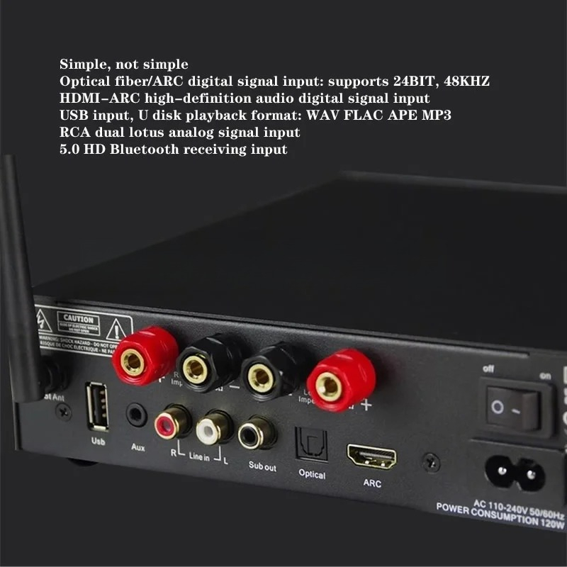 2*50W Class D Digital Amplifie - Class D Amplifier review and price