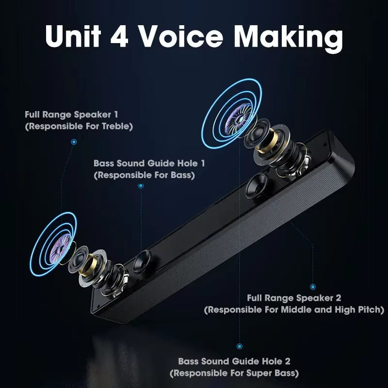 Bluetooth 5.0 4D Surround Soun - Speaker Wire review and price