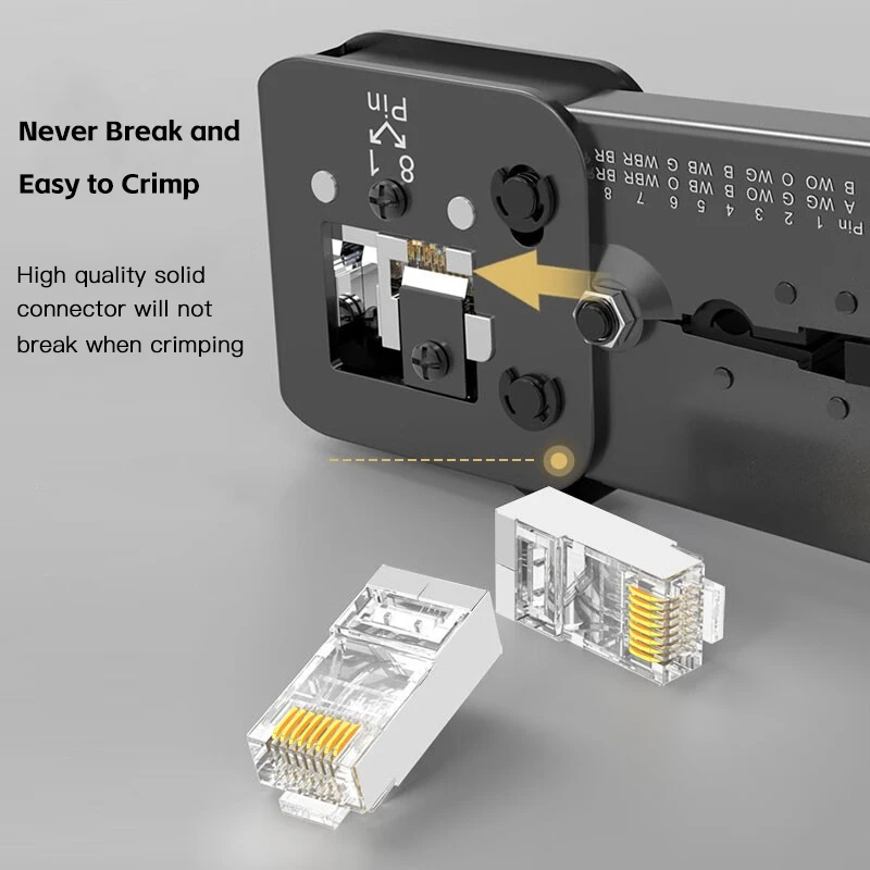 Cat6 Pass Through Shielded RJ4 - Rj45 Jack review and price