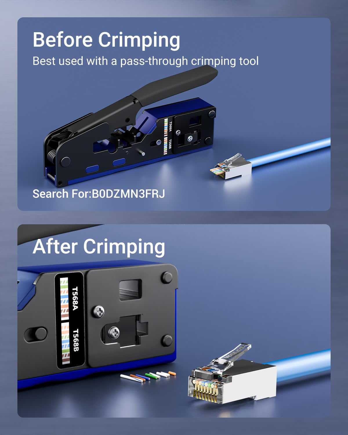 Cat 6 Shielded Pass Through RJ - Rj45 Jack review and price
