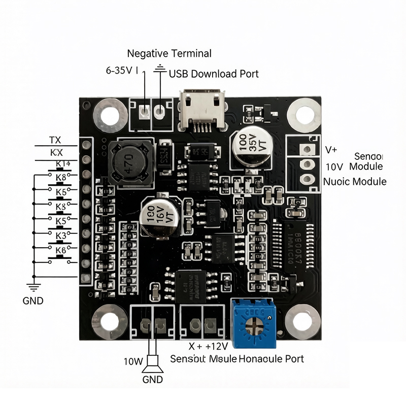 JMR910 Voice Broadcast Module  - Volume Control Board review and price