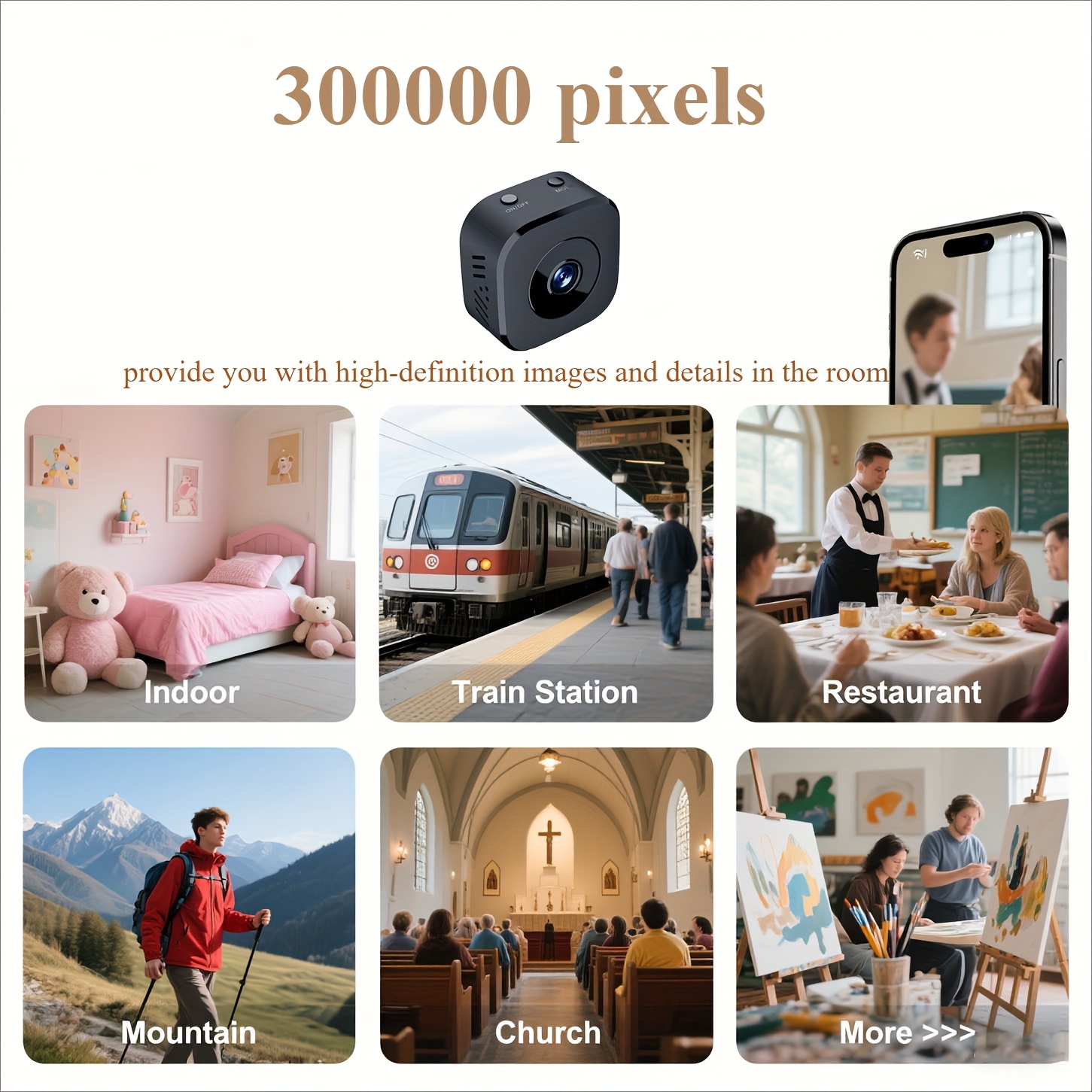 1080P HD Mini WiFi Camera Indo - Usb Sound Card review and price