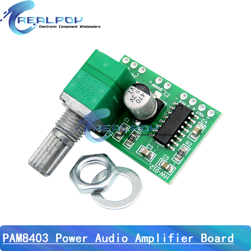 PAM8403 5V Power Audio Amplifi - Volume Control Board review and price