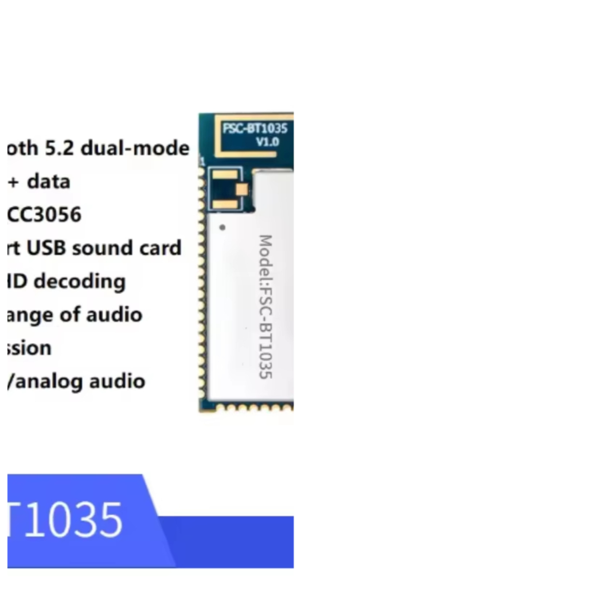 FSC-BT1035 module QCC3056 chip - Usb Sound Card review and price
