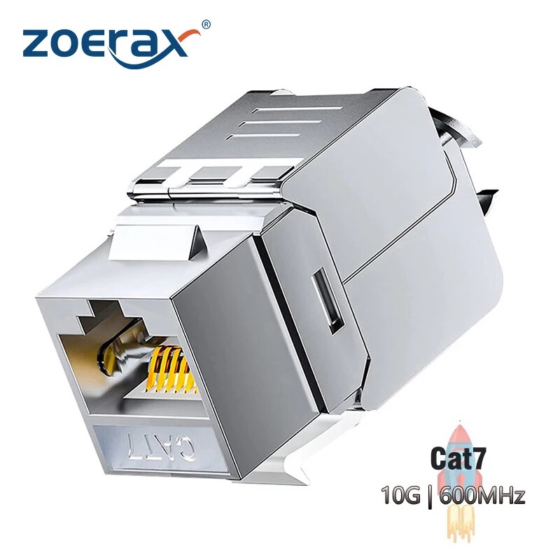 ZOERAX Cat6a Cat7 Keystone Jac - Rj45 Jack review and price