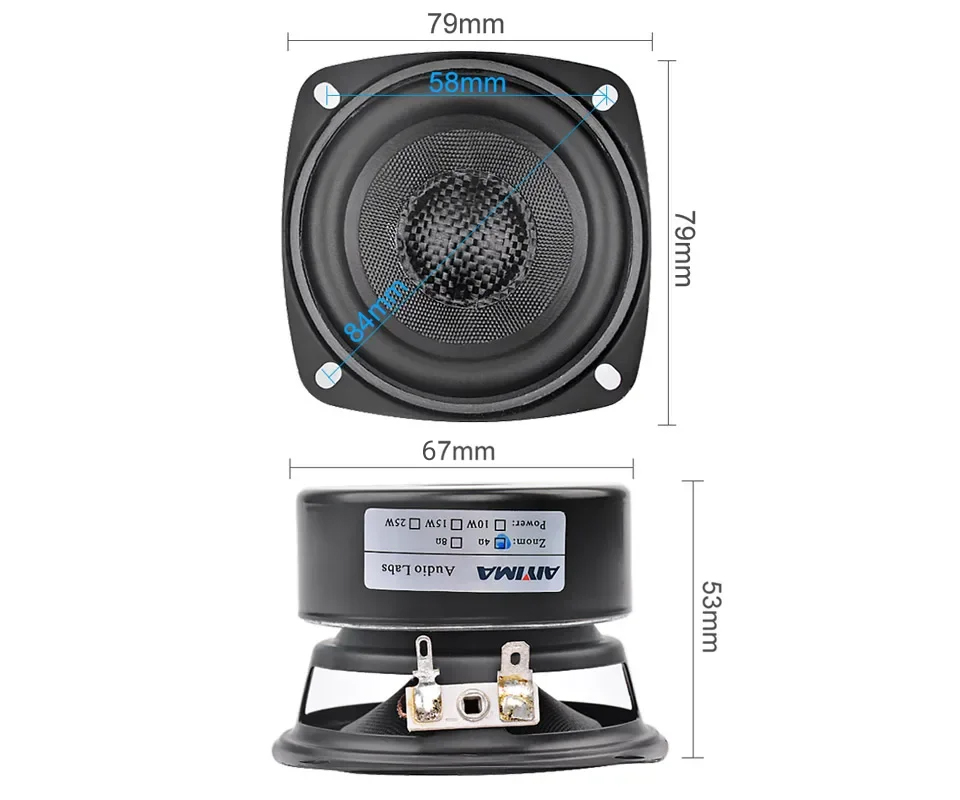 AIYIMA 2Pcs 3 Inch Full Range  - Es9018 Dac review and price